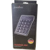 Perixx PERIPAD-202 H, USB number pad with 2-port hub, black