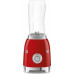 goblet Smeg Smeg PBF01RDEU mini mixér, 300 W, 2 programy, 22000 RPM, nerezové dvojité ostří, červený