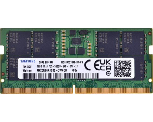 Pamięć serwerowa Samsung Samsung Enterprise SO-DIMM 16GB DDR5 1Rx8 5600MHz PC5-44800 M425R2GA3BB0-CWM