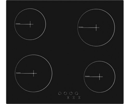 Simfer Simfer | Hob | H6.040.DECSP | Vitroceramic | Number of burners/cooking zones 4 | Touch | Black