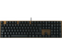 Cherry KC 200 MX klawiatura Uniwersalne USB QWERTY Angielski Czarny Brąz