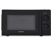 Microwave Orava Orava mikrovlnná trouba, 700 W, 20 l, 6 úrovní mikrovlnného výkonu, černá