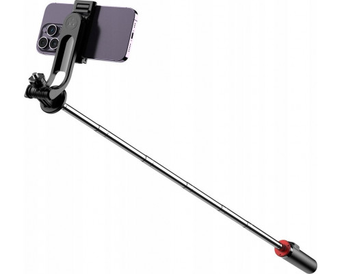 Selfie nūjiņa Hurtel Selfie nūjiņa WC1Y3S teleskopisks tripods 1.3m ar turētāju telefonam - black