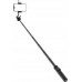 Selfie nūjiņa Hurtel Selfie nūjiņa WC12YDS teleskopisks tripods 1.3m no alumīnija sakausējuma ar dubulto lampu un turētāju telefonam - black