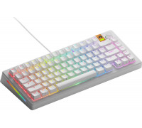Glorious Glorious GMMK 3 HE 75 % Custom Gaming-Tastatur - Pre-Built, ANSI (US), Fox HE Switches, weiß