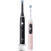 Brush Oral-B Oral-B iO Series 6 -sähköhammasharja, tuplapakkaus, musta / pinkki