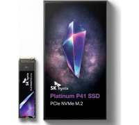 SSD  SSD Hynix SK Hynix Platinum P41 SSD | 500 GB | SSD form factor M.2 2280 | Solid-state drive interface PCIe Gen4x4 | Read speed 7000 MB/s | Write speed 4700 MB/s