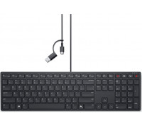 Dell Dell | Collaboration Klaviatūra | KB525C | Klaviatūra | su laidu | Ukrainian (QWERTY) | Juodas | USB-C