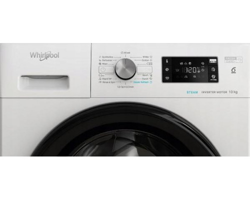 Whirlpool Whirlpool Washing machine | FFB 10469 BV EE | Energy efficiency class A | Front loading | Washing capacity 10 kg | 1351 RPM | Depth 60.5 cm | Width 59.5 cm | Display | LED | White