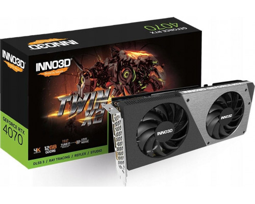 * Inno3D RTX 4070 12GB Inno3D Twin X2 GDDR6