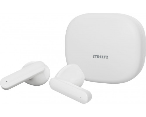 Streetz Headphones STREETZ T160-WHT, in-ear, wireless, white