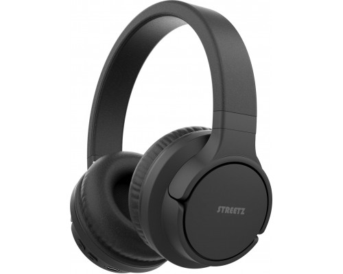 Streetz Bluetooth triukšmą slopinančios ausinės STREETZ, juodos / BT510-BLK / 6612087