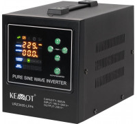 UPS Kemot charger emergency KEMOT PROsinus-800-LFP4 przetwornica z czystym przebiegiem sinusoidalnym i funkcją ładowania  12V 230V 800VA/500W