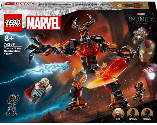 LEGO Marvel Thor kontra figurka konstrukcyjna Surtura (76289)