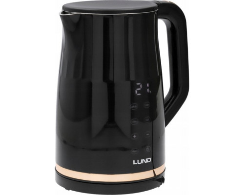 Toya LUND ELECTRIC KETTLE 1.7L TEMP. REG. BLACK