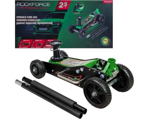 Rockforce Lift hydraulic 2.5t (h min 155mm, h max 665mm)
