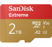 SD  SanDisk Extreme MicroSDXC 2 TB UHS-I/U3 A2 V30 (SDSQXAV-2T00-GN6MA)
