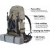 Plecak trekking 70l nh70b070-b-brown NATUREHIKE