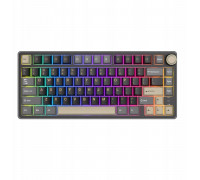 Royal Kludge RK R75 RGB Phantom laidinė klaviatūra | 75%, Hot-swap, Sidabrinis switches, US