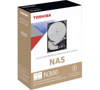 Dysk Toshiba N300 HDWG780EZSTA 8TB 3,5" 7200 512MB SATA III NAS RETAIL