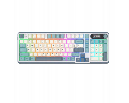 Royal Kludge RK-S98 Light Cloud belaidė klaviatūra | 96%, Hot-swap, Chartreuse switches, US