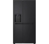 LG Refrigerator | GSLC41EPPE | Energy efficiency class E | Free standing | Side by side | Height 179 cm | Fridge net capacity 420 L | Freezer net capacity 221 L | Display | 36 dB | Black