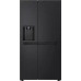 LG Refrigerator | GSLC41EPPE | Energy efficiency class E | Free standing | Side by side | Height 179 cm | Fridge net capacity 420 L | Freezer net capacity 221 L | Display | 36 dB | Black