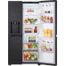 LG Refrigerator | GSLC41EPPE | Energy efficiency class E | Free standing | Side by side | Height 179 cm | Fridge net capacity 420 L | Freezer net capacity 221 L | Display | 36 dB | Black