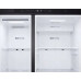 LG Refrigerator | GSLC41EPPE | Energy efficiency class E | Free standing | Side by side | Height 179 cm | Fridge net capacity 420 L | Freezer net capacity 221 L | Display | 36 dB | Black