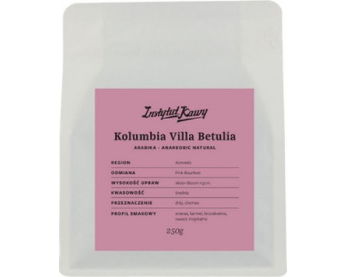 Instytut Kawy - Kolumbia Villa Betulia Natural Anaerobic Filter 250g