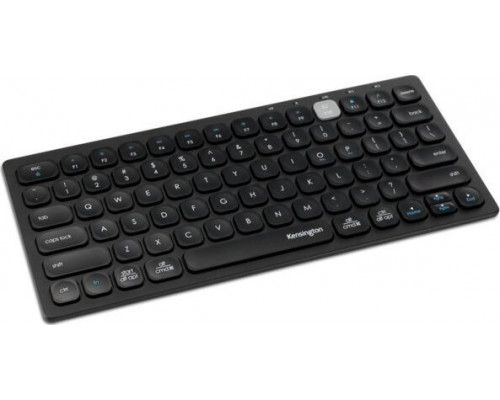 Kensington K75502PN, Mini, Bluetooth, QWERTY, Black