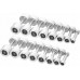 HMS Dumbbells CHD 16 x Various types of loads included (72 kg) + Stojak STR36