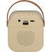 Zestaw do karaoke 2 mikrofony + głośnik portable BLUETOOTH USB LED beżowy Kik sp. z o.o. sp. k.