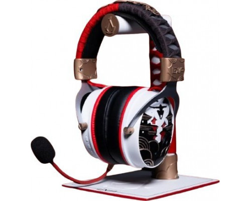 Lexip Lexip Assassins Creed Shadows Zestaw słuchawkowy Przewodowy i Bezprzewodowy Opaska na głowę Gaming Bluetooth Czarny, Złoto, Czerwony, Biały