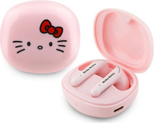 TWS Hello Kitty O Glossy Finish Pink Headphones