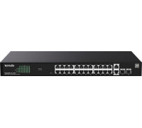 Switch  Tenda TEG2228P-24-410W 26x1GbE + 2SFP PoE 410W