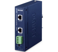 PLANET IP30 Industrial Single-Port 10Gbps 802.3bt PoE++ Splitter 24 V