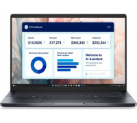 DELL Pro 14 Premium PA14250 Intel Core Ultra 5 236V Laptop 35,6 cm (14") Full HD+ 16 GB LPDDR5x-SDRAM 512 GB SSD Wi-Fi 7 (802.11be) Windows 11 Pro Szary