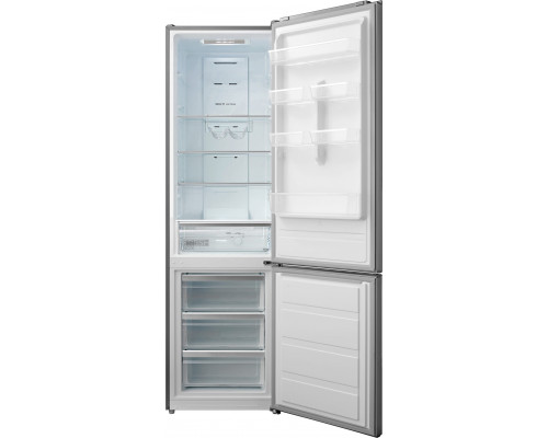 Midea Refrigerator | MDRB424FGE02I | Energy efficiency class E | Free standing | Combi | Height 188 cm | No Frost system | Fridge net capacity 224 L | Freezer net capacity 86 L | 42 dB | Grey