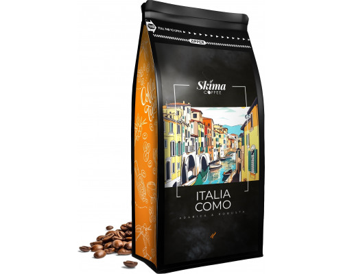 SkimaCoffee 1kg ITALIA COMO BLEND Świeżo Palona do ekspresu