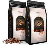 SkimaCoffee Zestaw 1kgX2 MORNING CUP 100% ARABICA Świeżo Palona do ekspresu