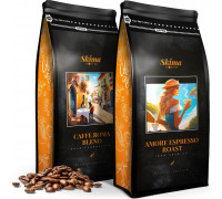 SkimaCoffee Zestaw 1kgX2 AMORE ESPRESSO ROAST/CAFFE ROMA BLEND Świeżo Palona do ekspresu