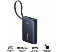 Baseus PicoGo Digital Display 10000mAh 45W black