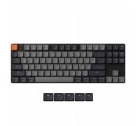 Keychron - K1 QMK Wireless Mechanical Keyboard (Version 6) RGB Backlight (Hot-Swappable) / Keychron Low Profile 2.0 Mechanical / Red