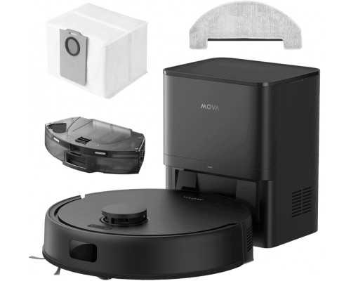 Mova E20 Plus by Dreame - Czarny Robot Sprzątający Mopujący z Automatycznym Opróżnianiem w Stacji Bazowej