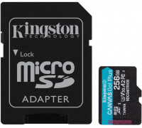 SD  Kingston Canvas Go! Plus (Gen4) MicroSDXC 256 GB Class 10 UHS-I/U3 A2 V30 (SDCG4/256GB)