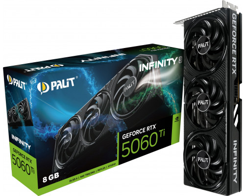 Palit GeForce RTX 5060 Ti Infinity 3 8GB GDDR7 DLSS4 (NE7506T019P1-GB2062S)
