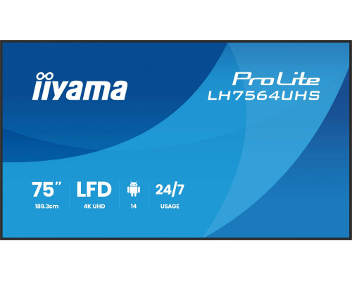iiyama ProLite LH7564UHS-B1AG
