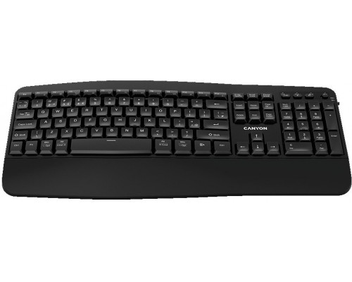 CANYON HKB-W6 Bezprzewodowa Ergonomia Czarna