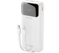 20000mAh with a built-ini kablami iPhone Lightning USB-C USB-A 22.5W PD - biały 20000mAh with a built-ini kablami iPhone Lightning USB-C USB-A 22.5W PD - biały